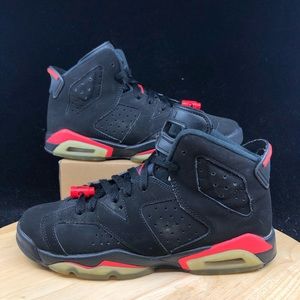 Nike Air Jordan 6 VI Retro BG GS Size US 7y Black